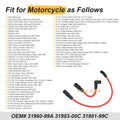 Spark Plug Wire Cap for Harley FXDWGI FXDWG FXDWG2 FXDWG3 (1999–2003) 31960-99A