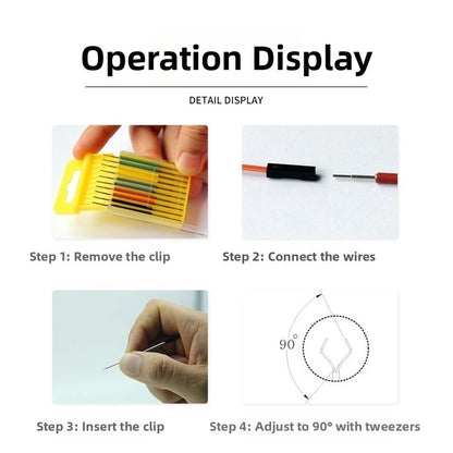 IC Test Clip for Circuit Testing with 0.13mm Hook and Insulated Cover