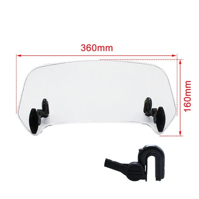 Motorcycle Windshield Spoiler Wind Deflector for