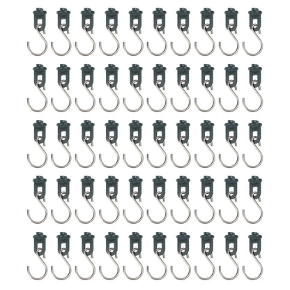Greenhouse Clips for Garden Hooks (Easy Replacement, Stainless Steel)
