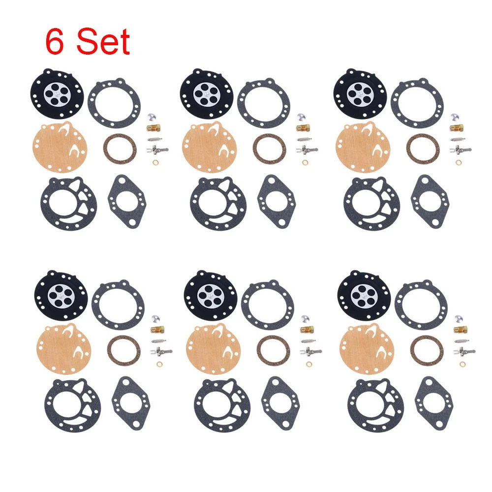 Set of 6 Carburetor Repair Kits RK-88HL for Tillotson HL Poulan Ryobi Stihl Lawnboy