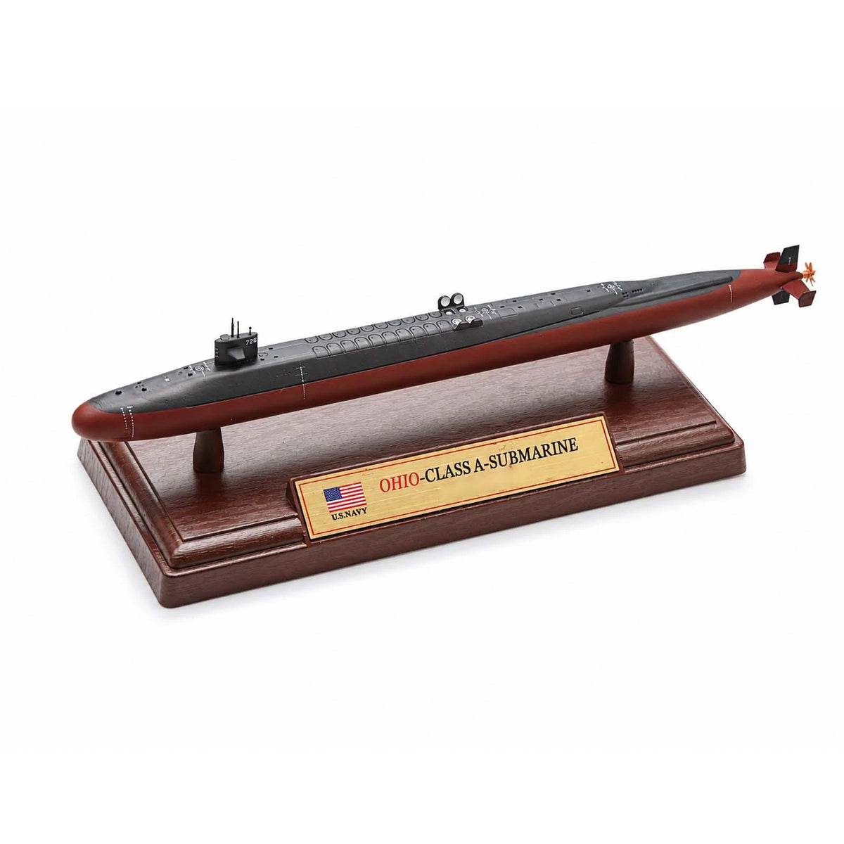 1/700 Scale Ohio Class Submarine Model for Navy Collectors