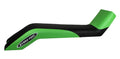 Seat Cover for Kawasaki X2 650 (1990–1995) Vinyl Lime Green/Carbon Fiber Black
