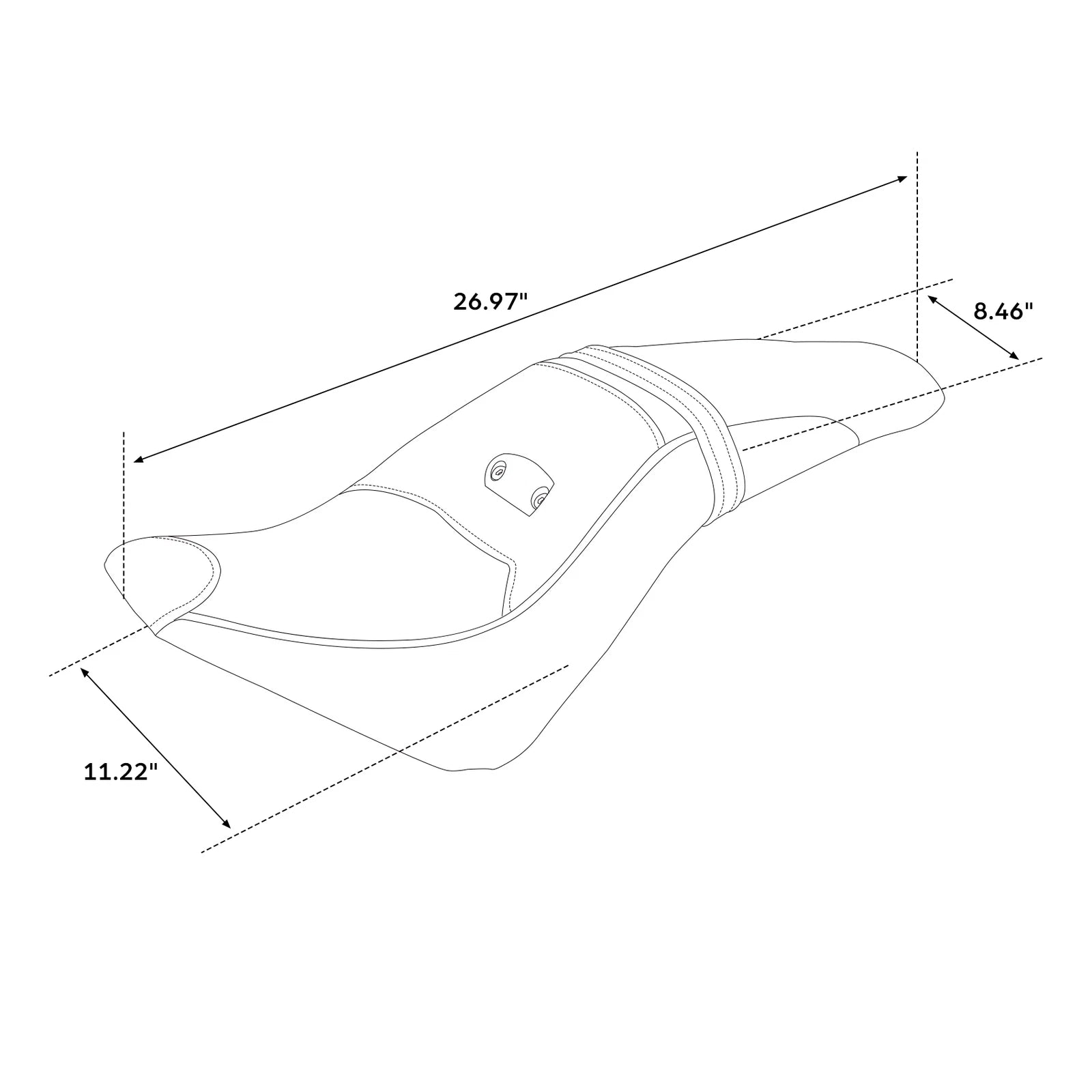 Two-Up Seat for Indian Scout (2015–2023)