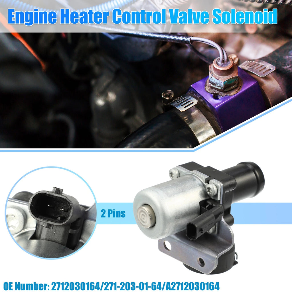 Engine Heater Control Valve Solenoid for Mercedes-Benz C250 (2012–2018)