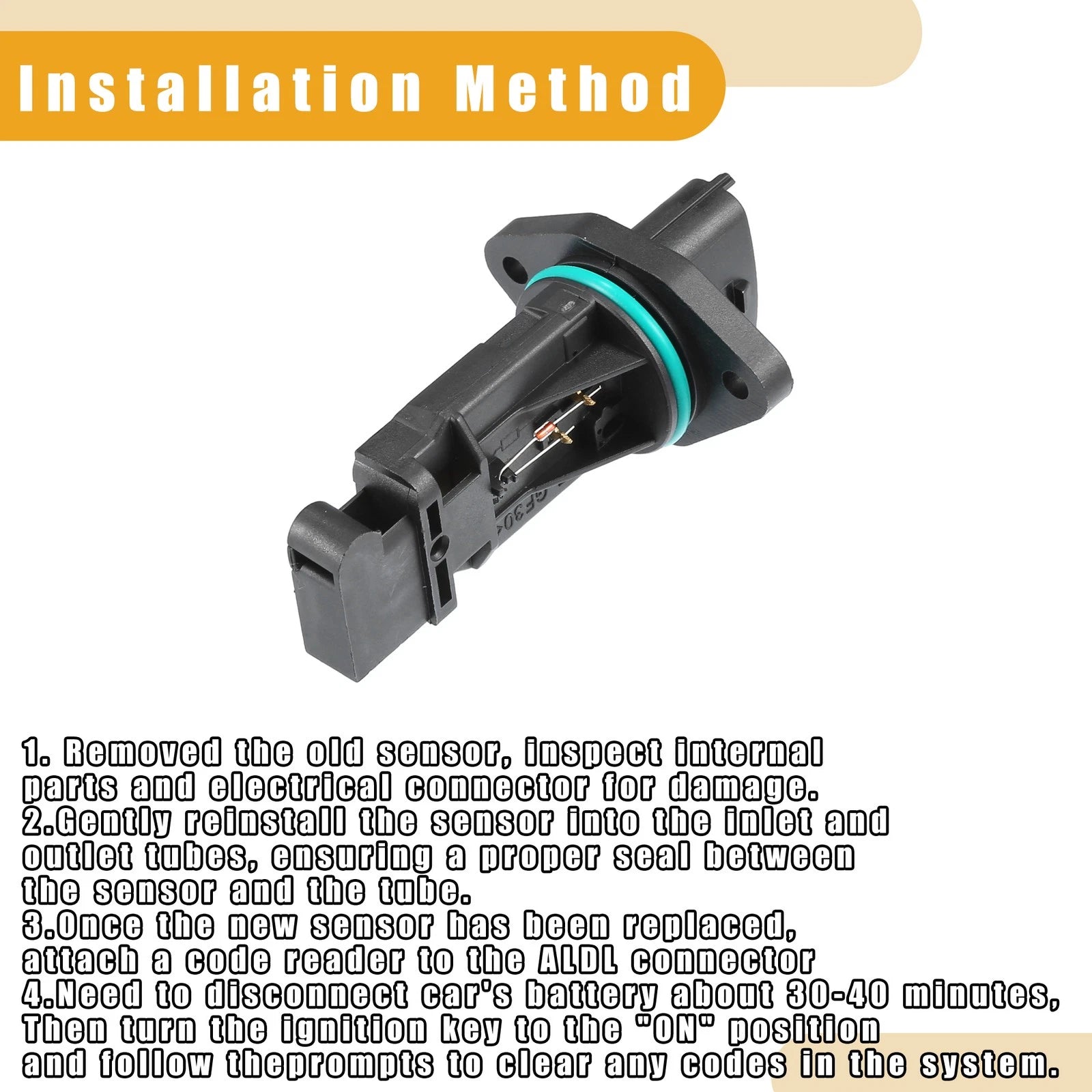 Mass Air Flow Sensor MAF for Volvo S60 I (2000–2010) No. 0836631