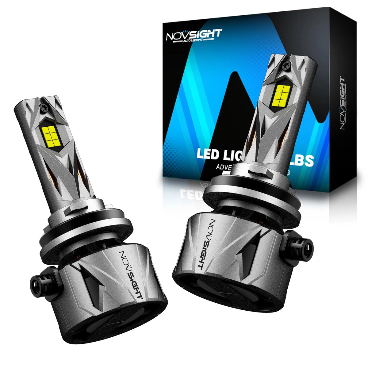 H11 H9 H8 LED Headlight Bulbs for NOVSIGHT (60000LM 6500K)