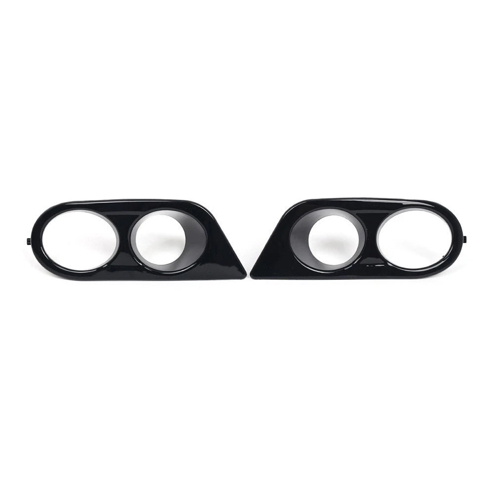 Fog Lamp Frame for BMW E46 4-Door (Not M-tech) - ABS Black