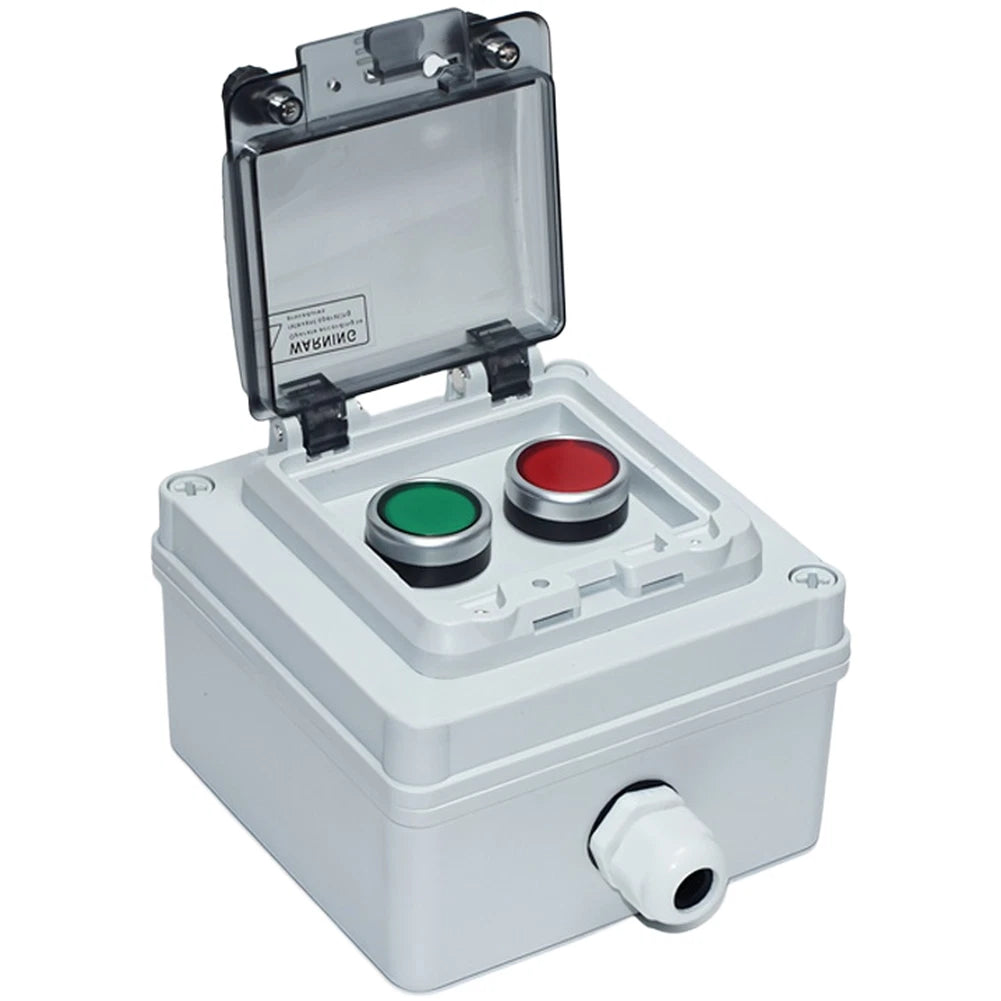 Waterproof IP67 Push Button Switch Box for Outdoor Use