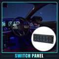 6 Gang Rocker Switch Panel for Auto Boat