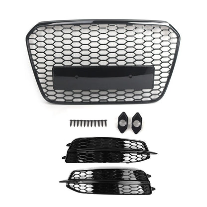 Grille with Fog Light for Audi A6 S6 (2012–2014)