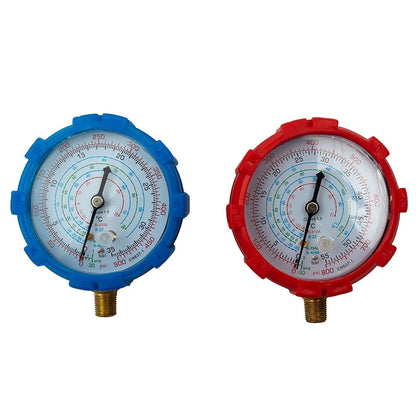 2X Low/High Pressure Gauge Kit for R22 R404A R134A R410A AC (2010–2023)