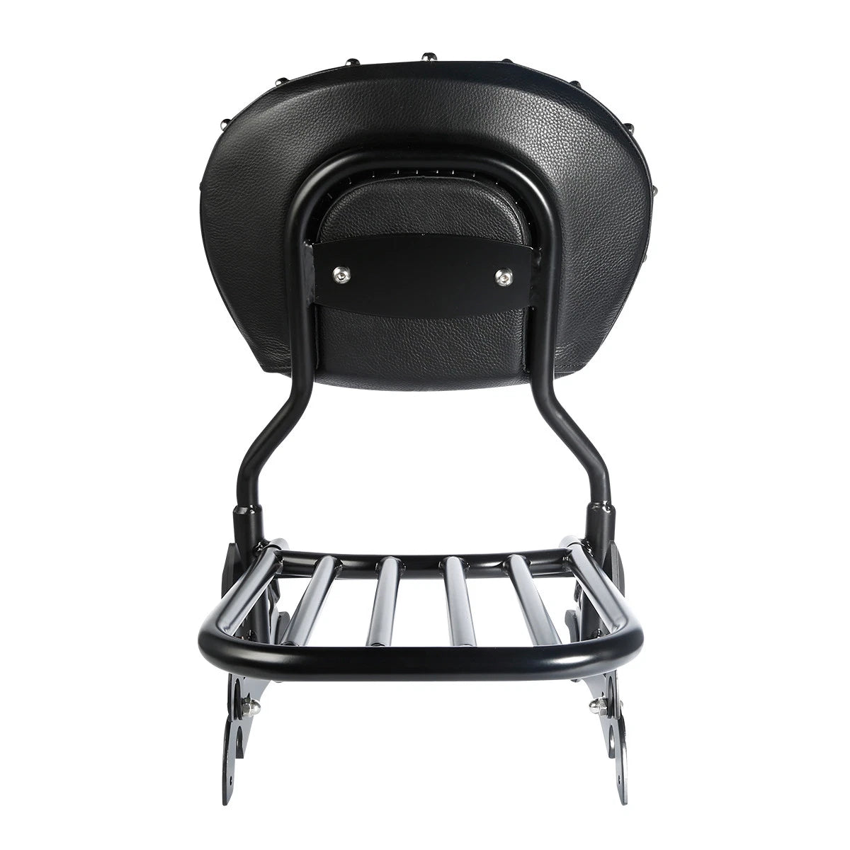 Black Backrest Sissy Bar Rack Spools for Indian Chieftain (2014–2022)