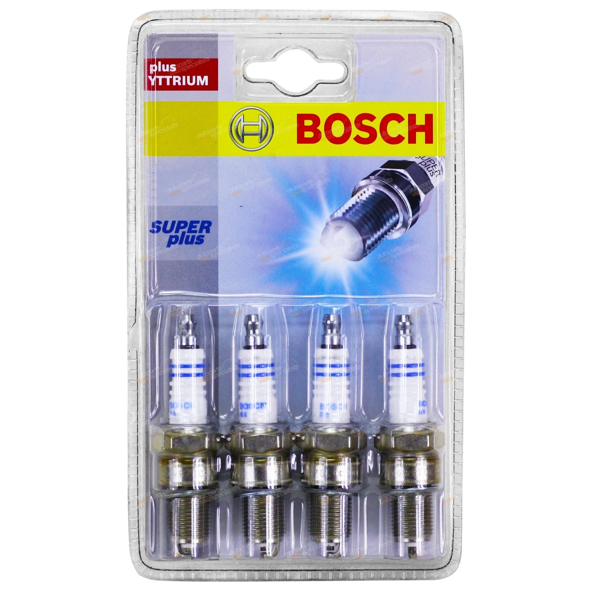 Set of 4 Bosch Spark Plugs for Ford Telstar AS AT (1985–1989)