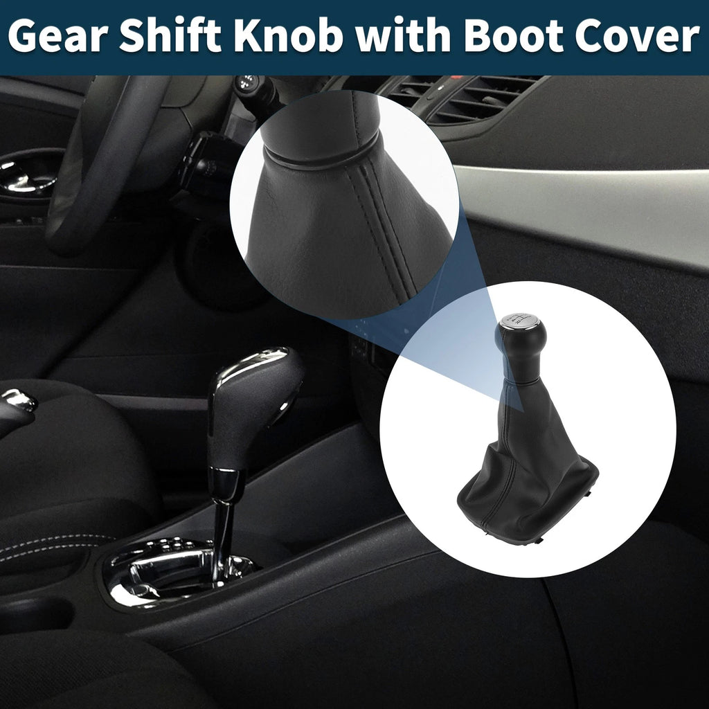 Gear Shifter Knob with Cover Replacement for Audi A6 (1997–2004)