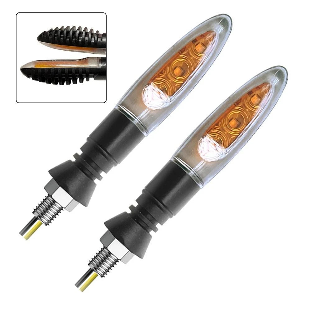 LED Motorcycle Turn Signal Light Set for Enhanced Visibility