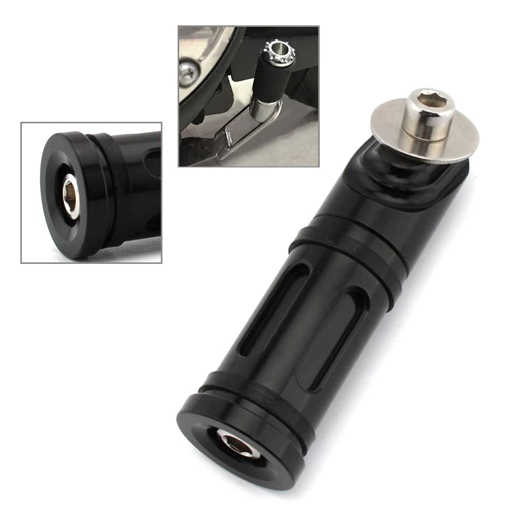 Kickstand Extension Kit for Harley Dyna (1993–2017) - Black