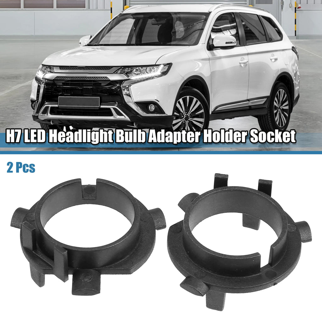 2X H7 LED Headlight Bulb Adapter Holder Socket for Kia Optima (2016)