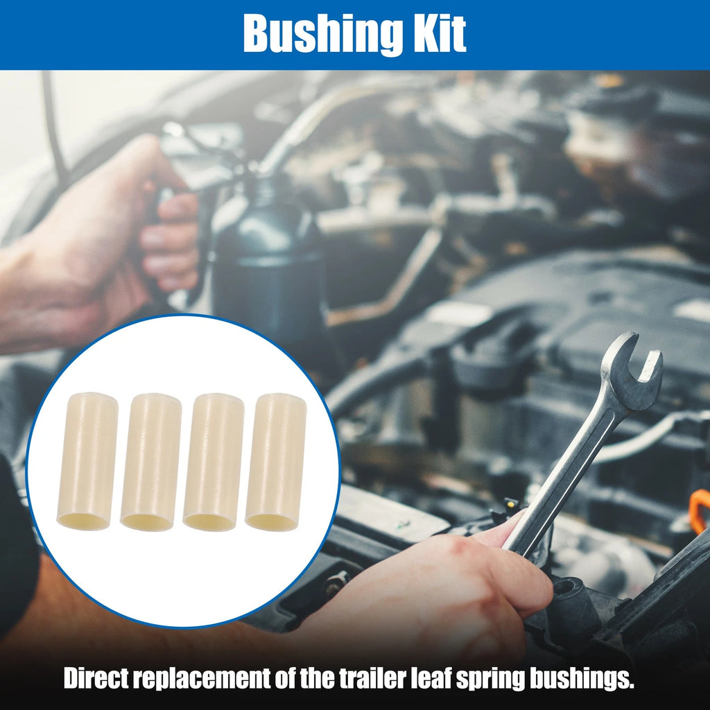 Trailer Leaf Spring Bushings 4 Pcs 9/16 In ID for Car Trailer (6/4)