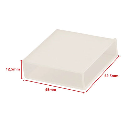 Pack of 2 Dual Design 50mm Quartz Cuvettes for Light Path Measurements
