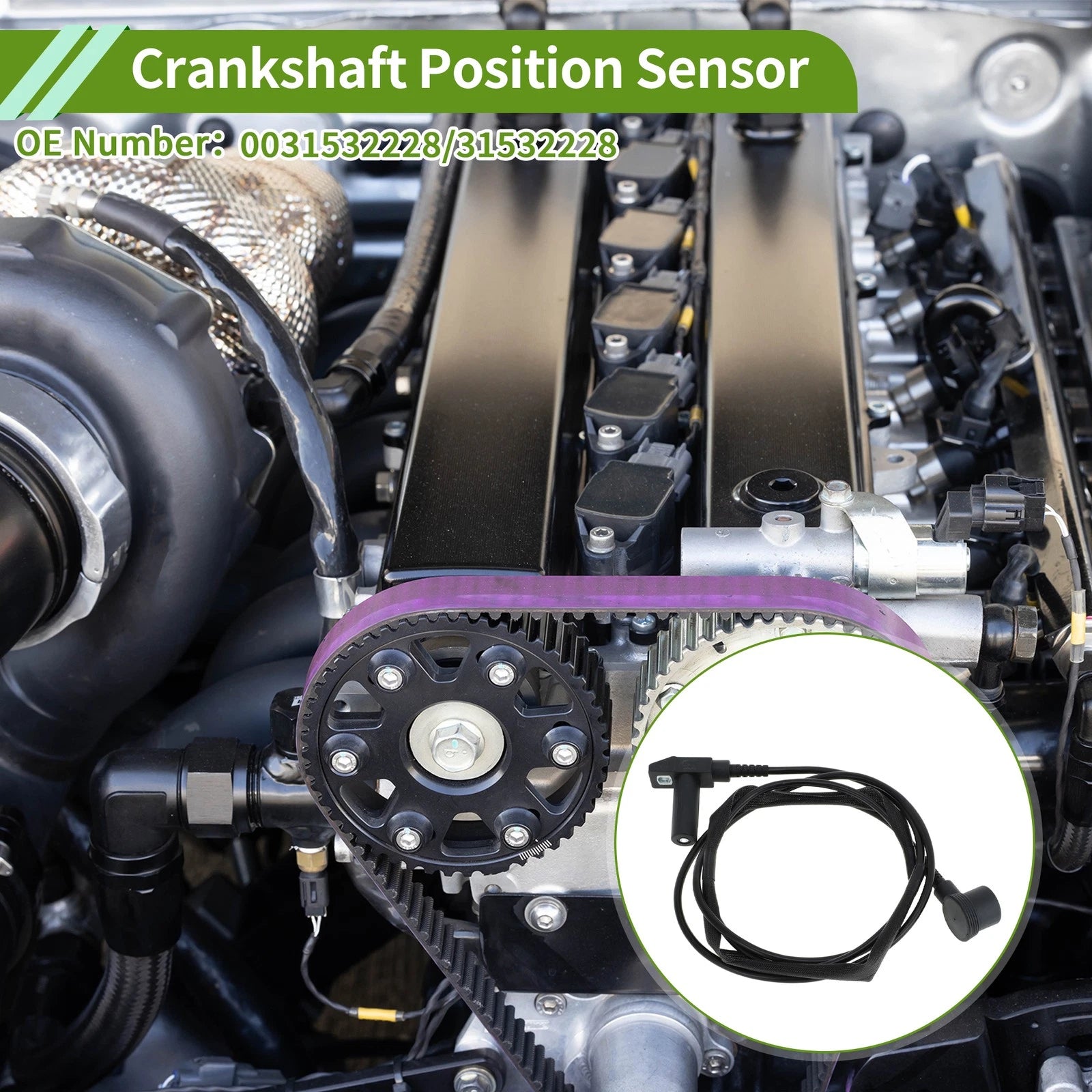 Crankshaft Position Sensor for Mercedes-Benz CL600 6.0 (1992–1999)
