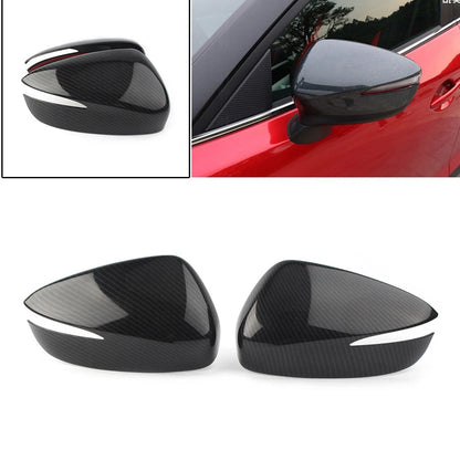 2X ABS Rearview Mirror Cover Trim for Mazda CX-4/CX-3 (2015–2019)