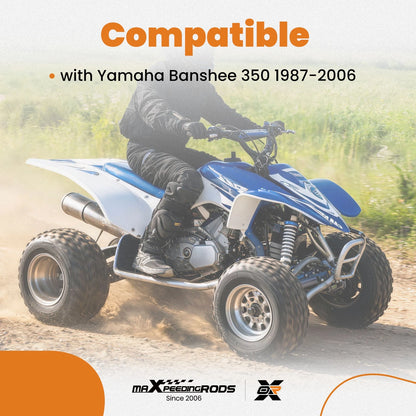 2in Extended Swingarm for Yamaha Banshee 350 (1987–2006) Steel Black