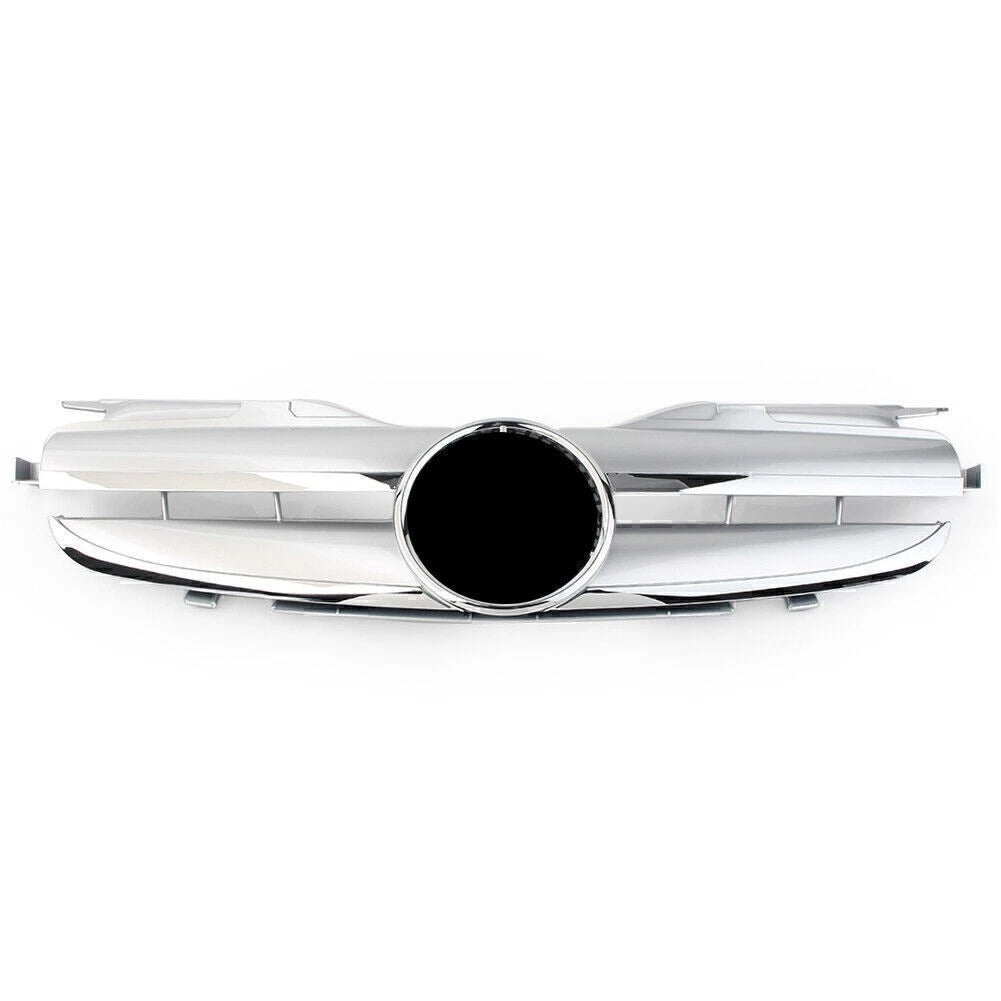 Front Upper Grill for Mercedes Benz SLK Class R170 (1998–2004) Silver