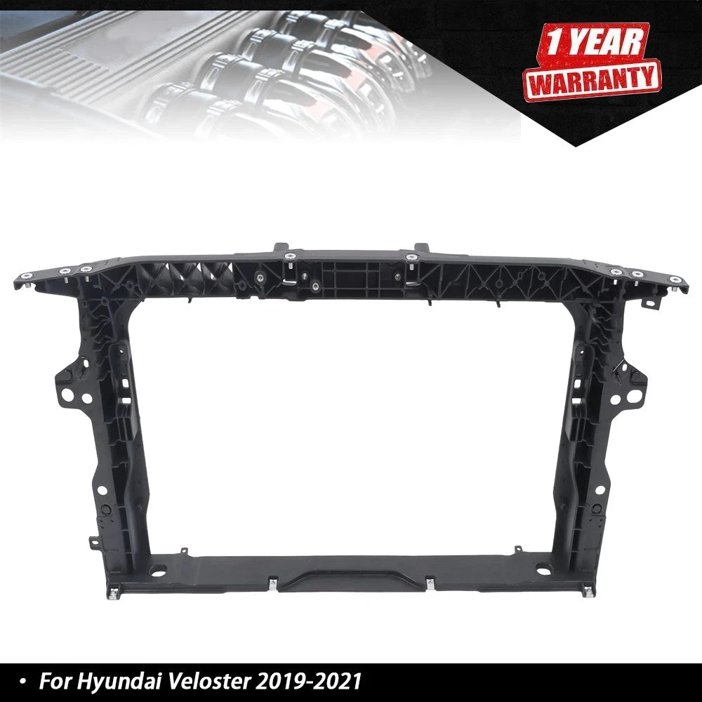 Black Engine Radiator Support Core 64101J3000 for Hyundai Veloster (2019–2021)