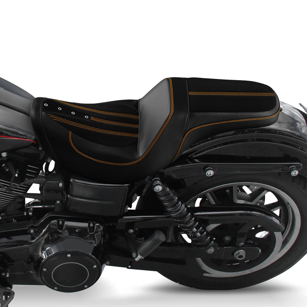 Driver Passenger Seat for Harley Wide Glide Street Bob Switchback (2006–2017)