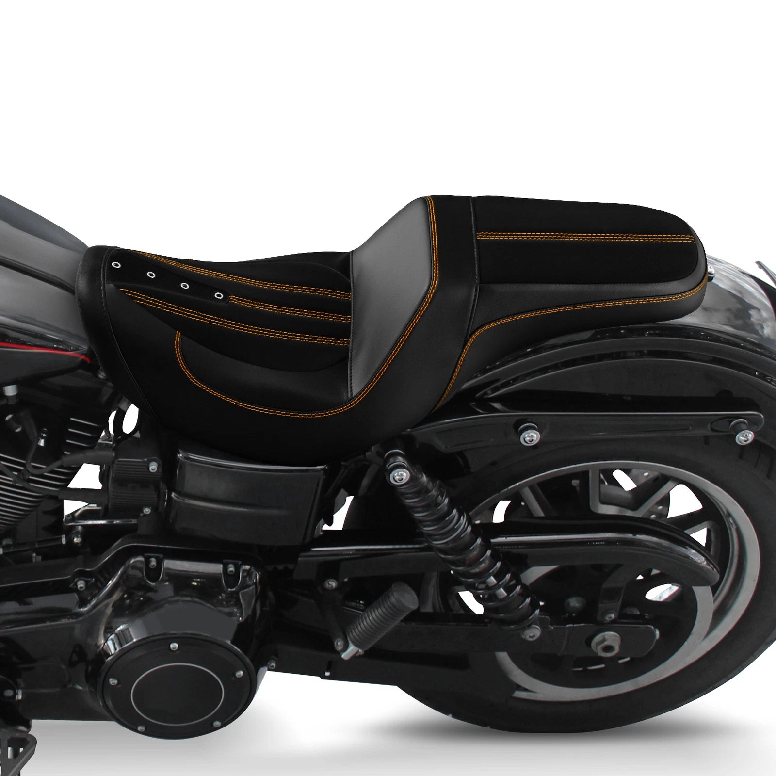 Driver Passenger Seat for Harley Wide Glide Street Bob Switchback (2006–2017)