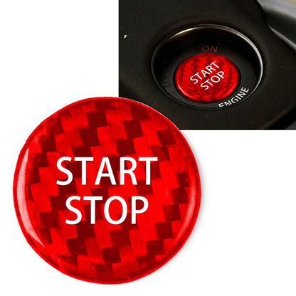 Carbon Fiber Engine Start-Stop Push Button Cover for Nissan GTR R35 (2008–2016)