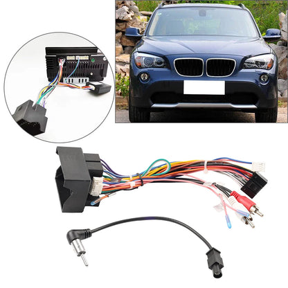 16Pin Stereo Radio Wiring Harness Power Cable for BMW 3 Series E90 (2004–2011)