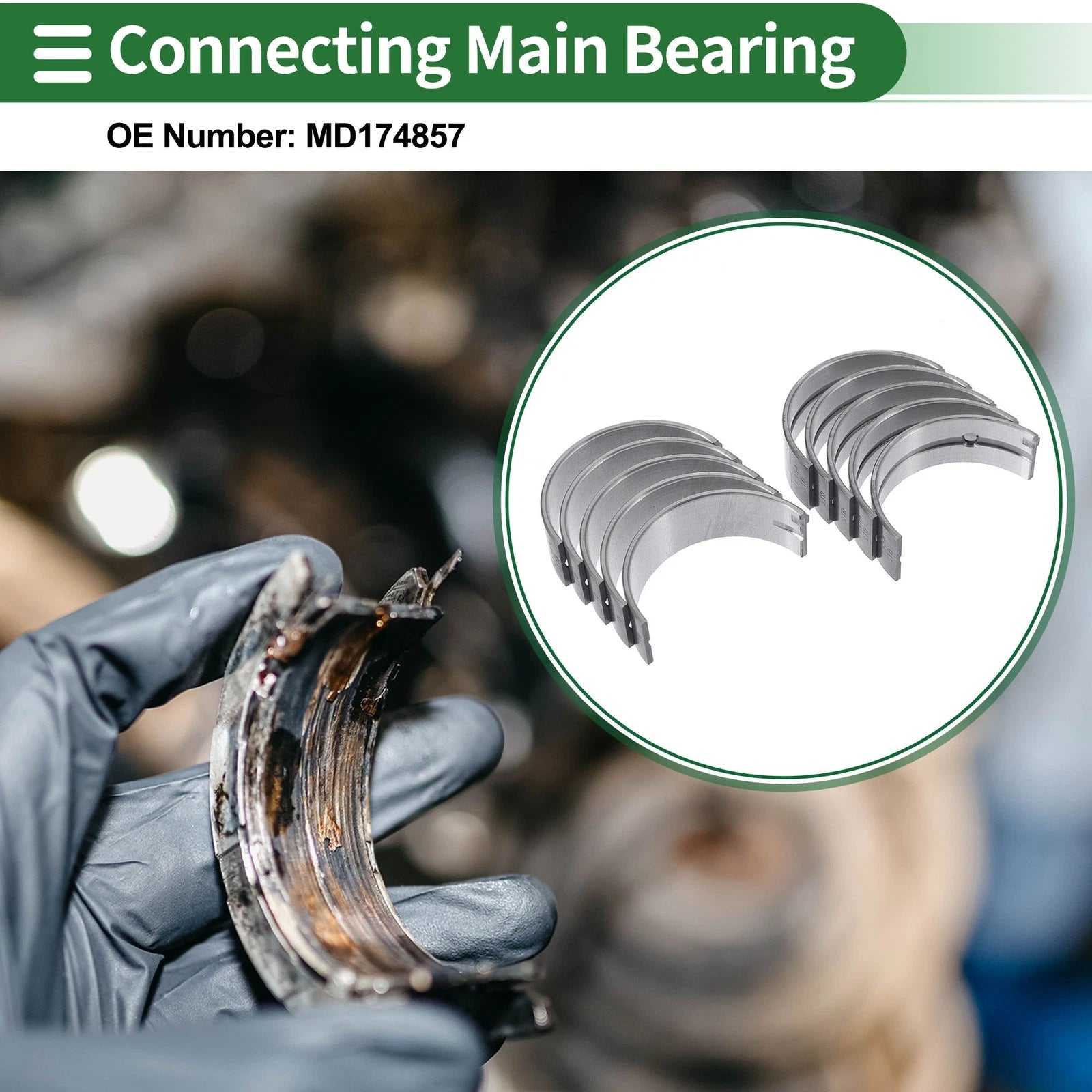 Main Bearing Set Replacement for Mitsubishi L300 (1991–2007)