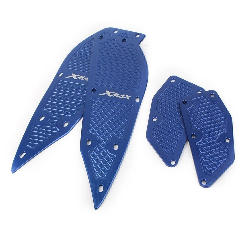 Footboard Step Footrest Plate for Yamaha XMAX300 (2017–2018) - Blue