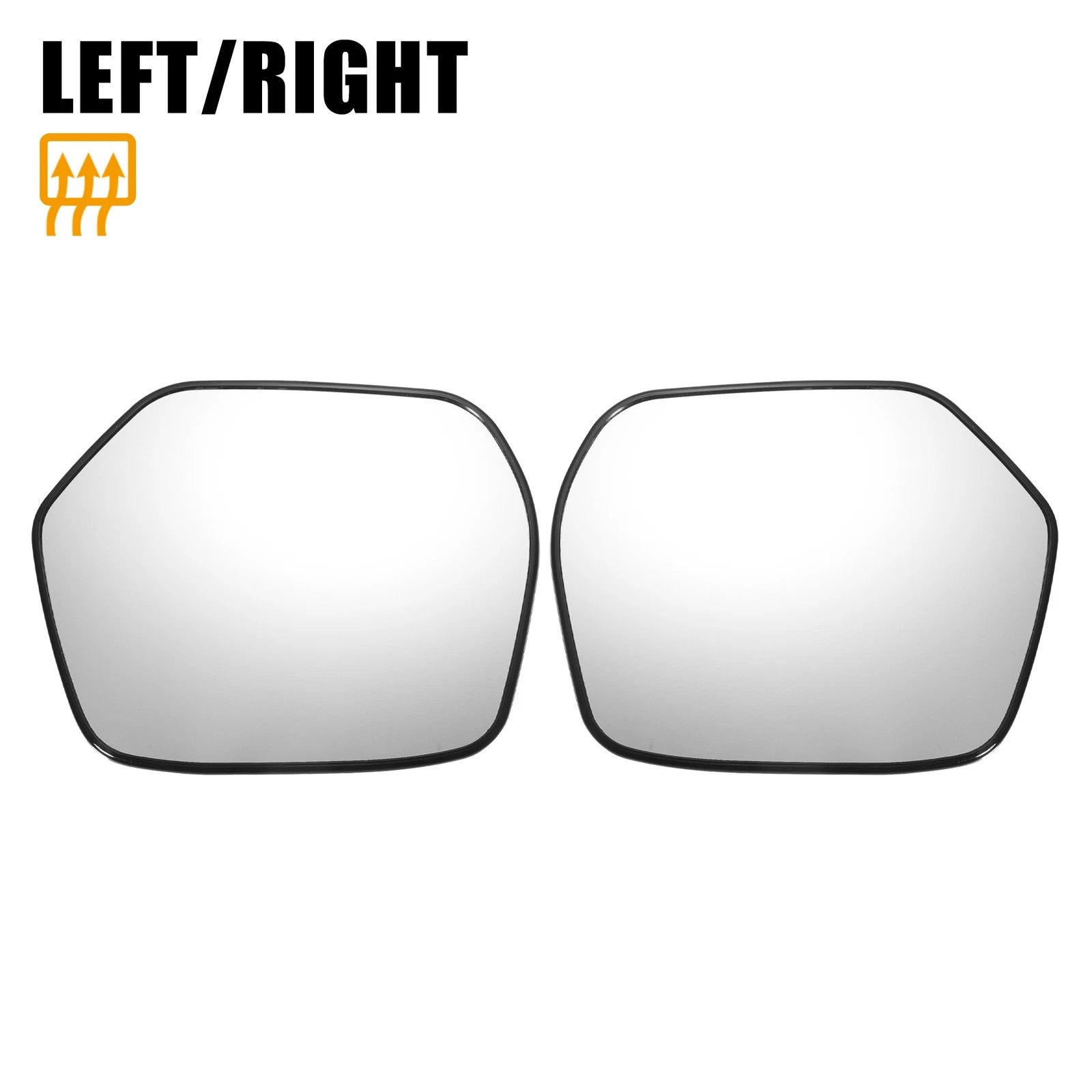 Mirror Glass Left Right Pair Heated White for Honda CR-V (2007–2011)