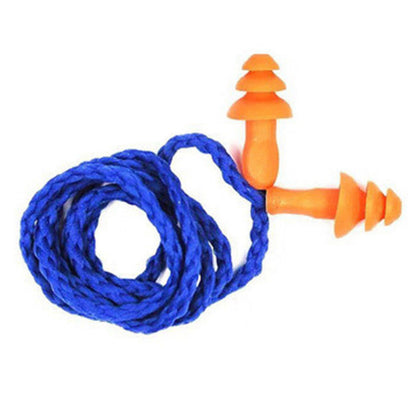 Set of 10 Reusable Silicone Ear Plugs for Sleep - 3M1270