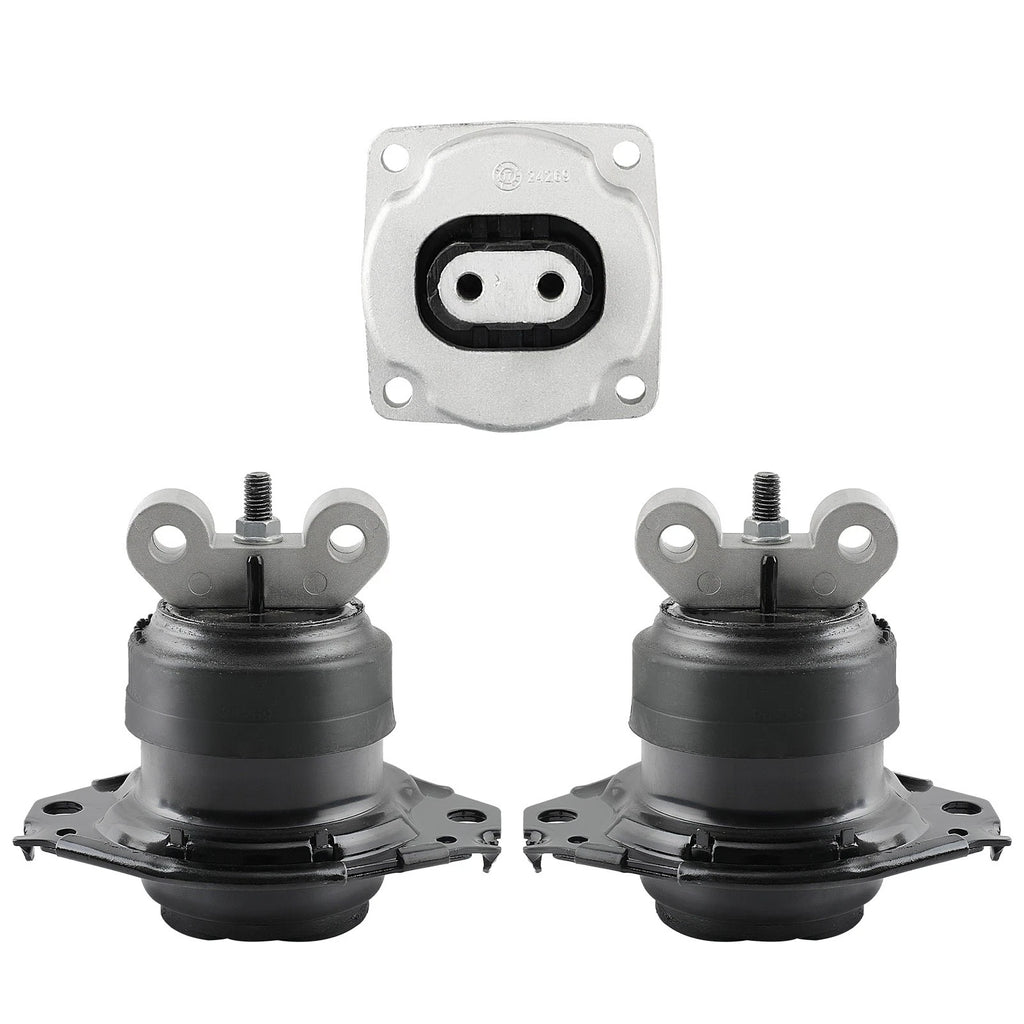 3pcs Engine Motor & Trans Mount Kit for Dodge Challenger 3.6L (2011–2016) EM-4150