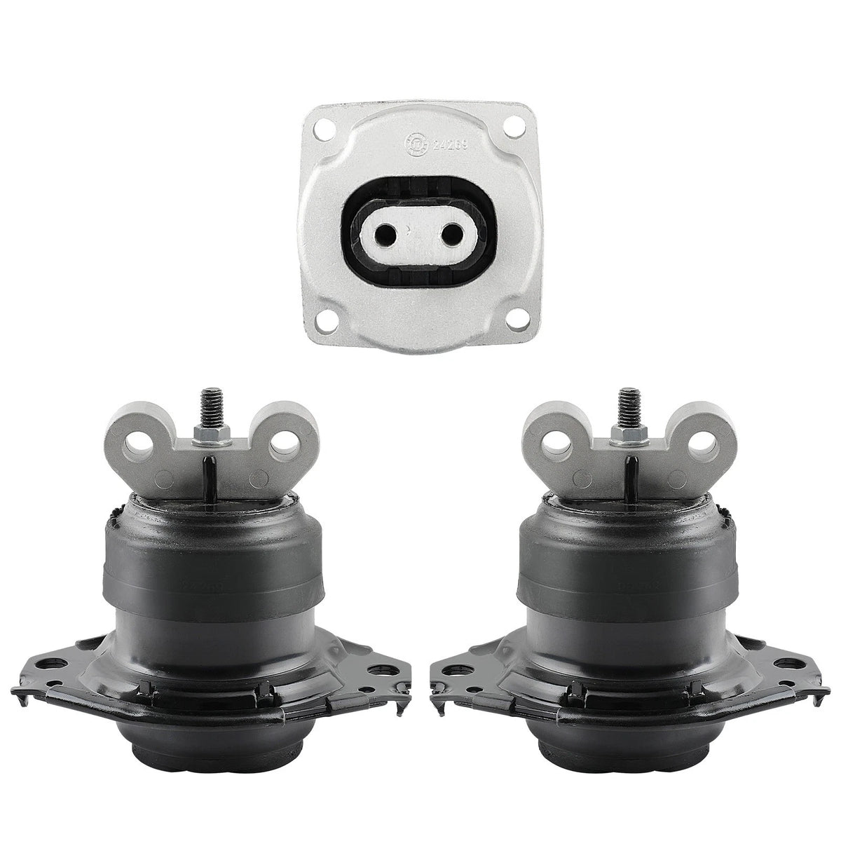 3pcs Engine Motor & Trans Mount Kit for Dodge Challenger 3.6L (2011–2016) EM-4150