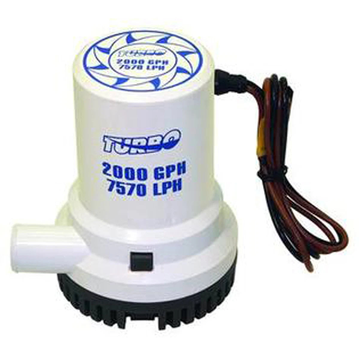 High Capacity Bilge Pump 2000 GPH for Boater Sports (57435)