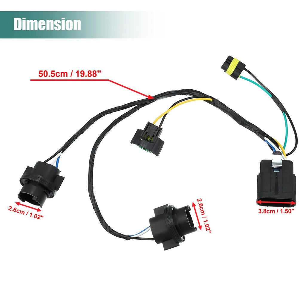 Headlight Wiring Harness Set for Chevrolet Silverado 2007-2013 GMC 25962806