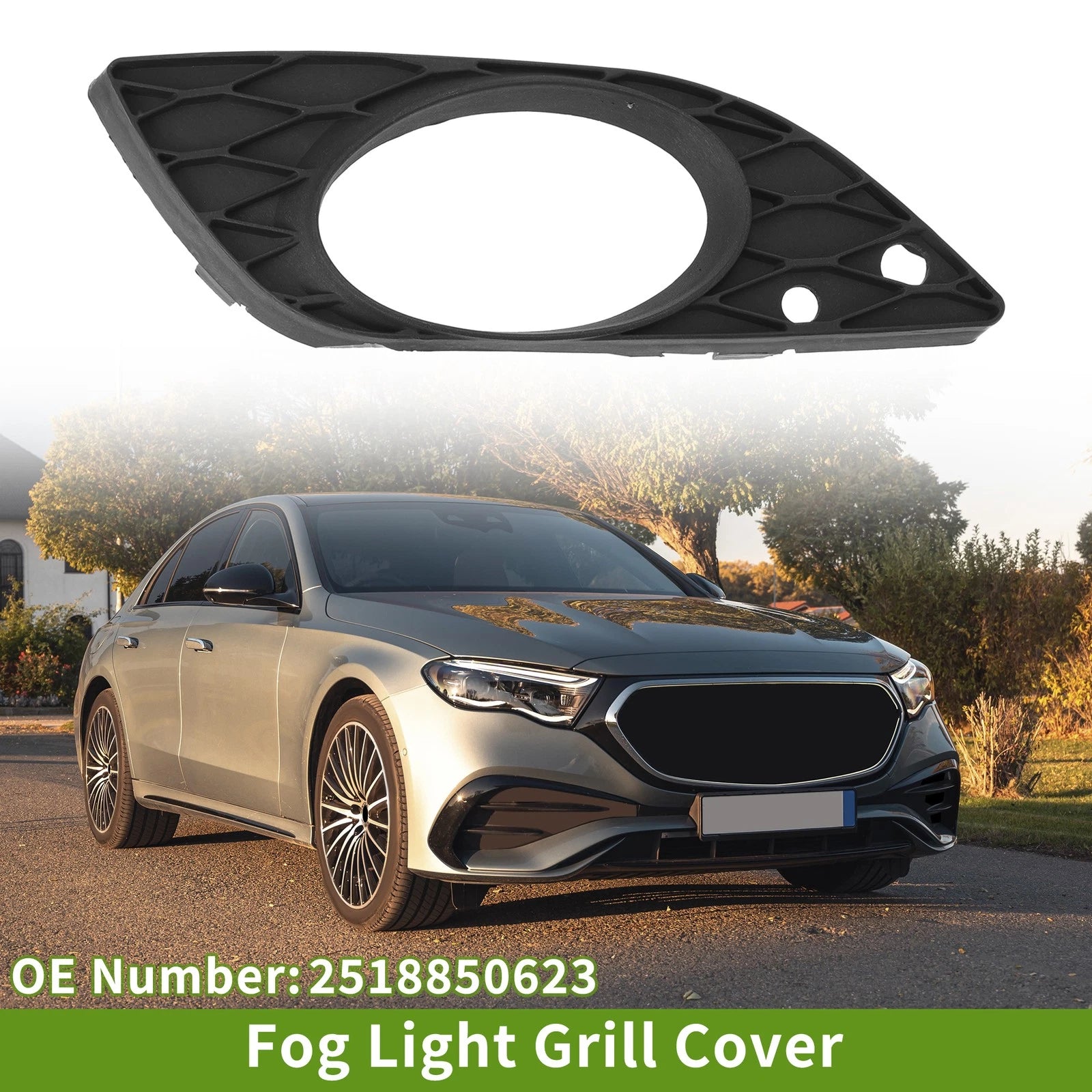 Front Right Fog Light Grill Replacement for Mercedes-Benz R350 (2006–2010)