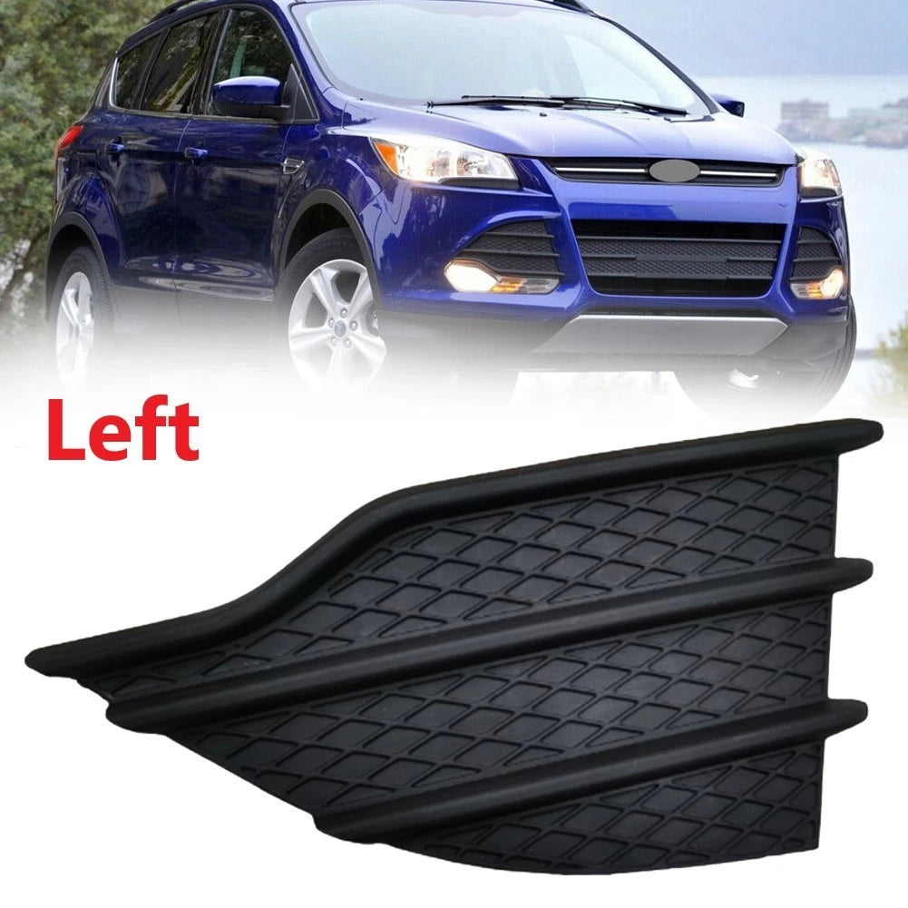 Left Front Bumper Fog Light Cover Insert Trim Grille for Ford Escape (2013–2016)