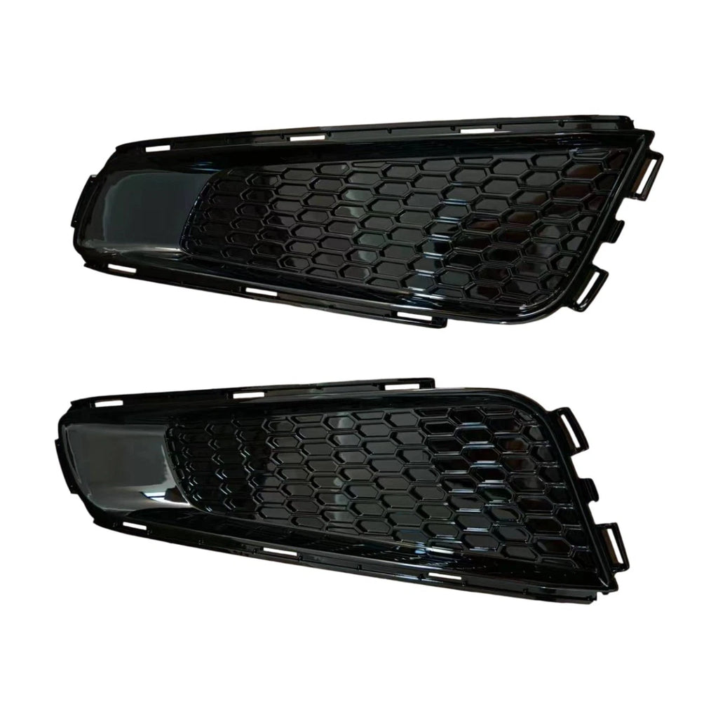 Pair Gloss Black Front Bumper Lower Side Grill Bezels for Cadillac ATS (2013–2014)