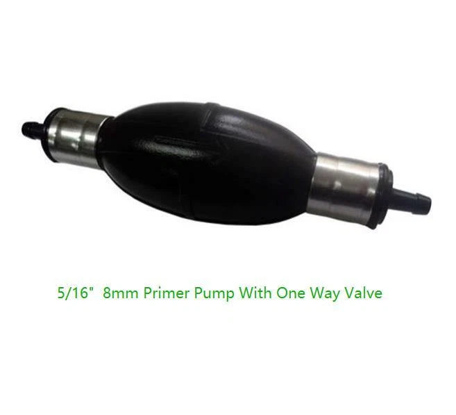 Universal Rubber Hand Primer Bulb 8mm for Fuel Pump Non Return Valve