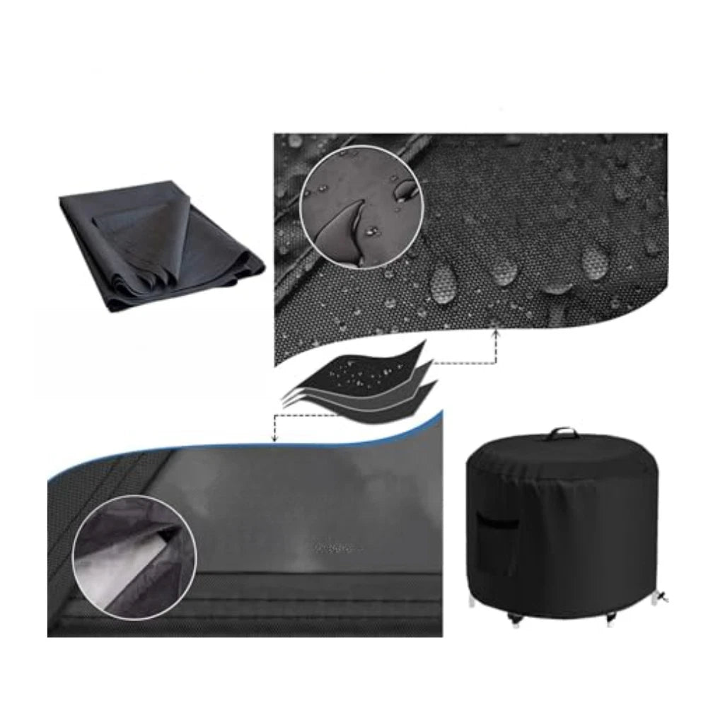 Waterproof Ice Bath Tub Cover for Portable Outdoor Use