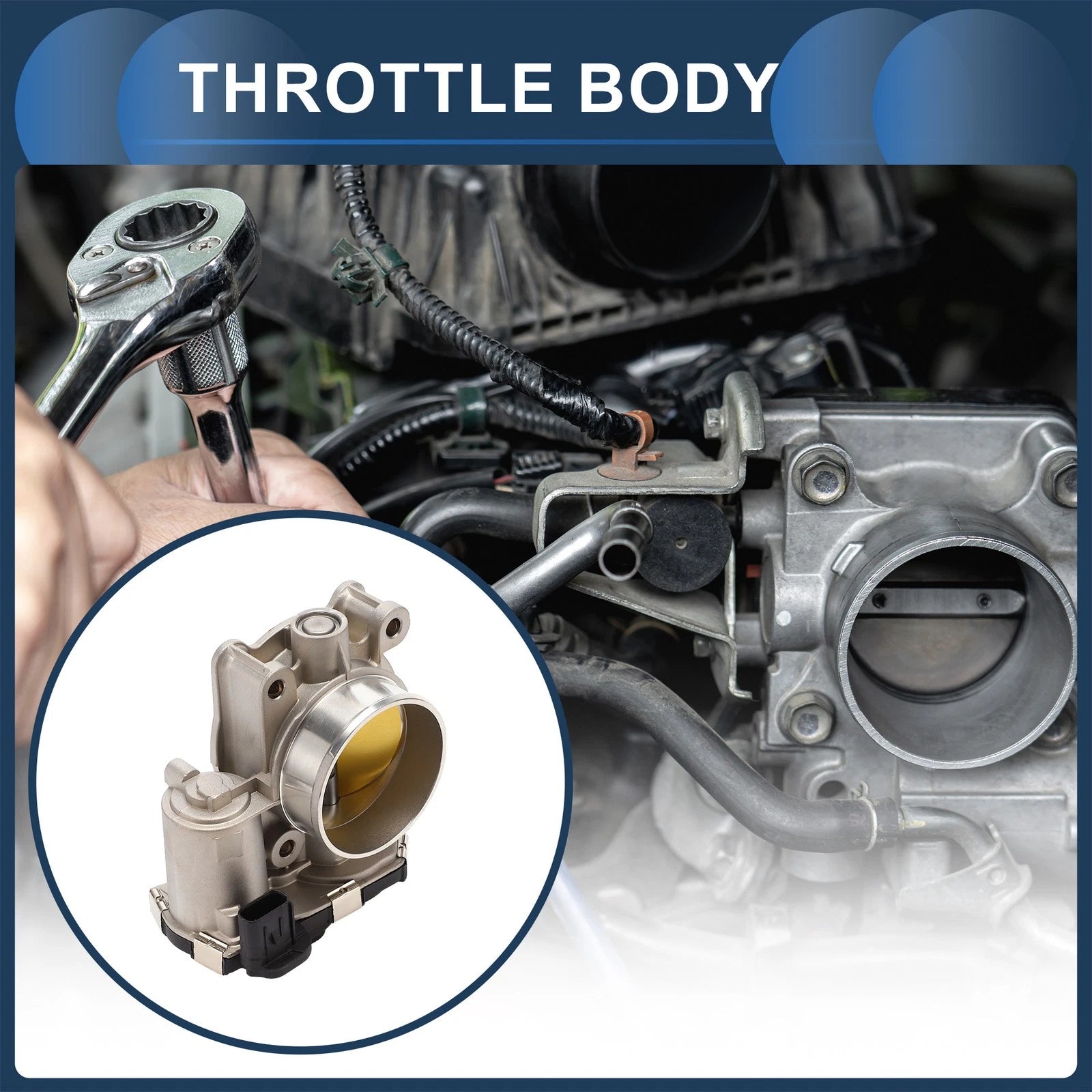 Throttle Body Replacement for Chevy Impala Malibu (2006–2016)