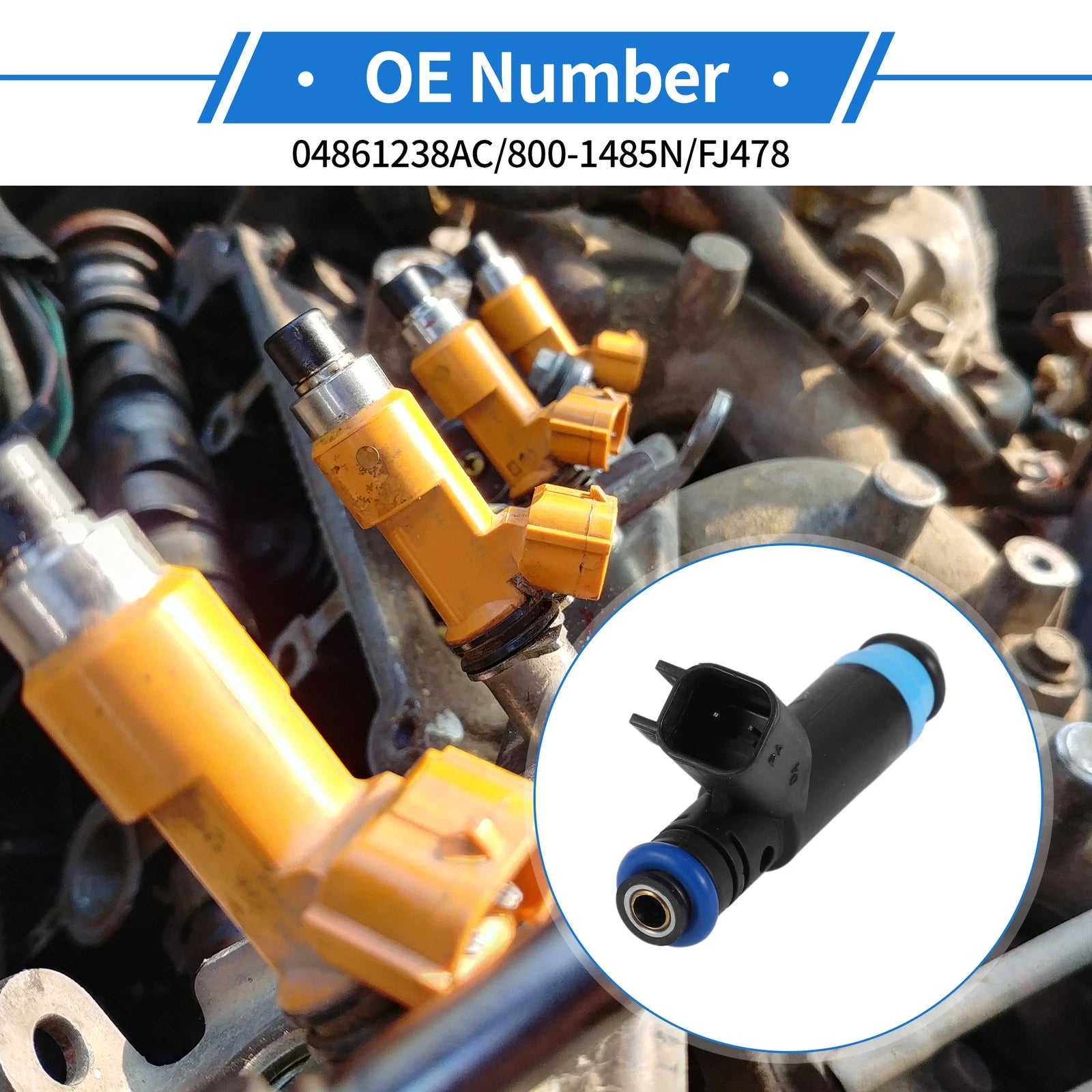 1 Fuel Injector Replacement for Dodge Grand Caravan 3.8L (2001–2007)