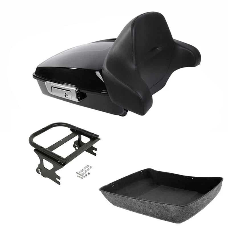 Chopped Trunk Backrest Mounting Rack for Harley Touring (1997–2008)