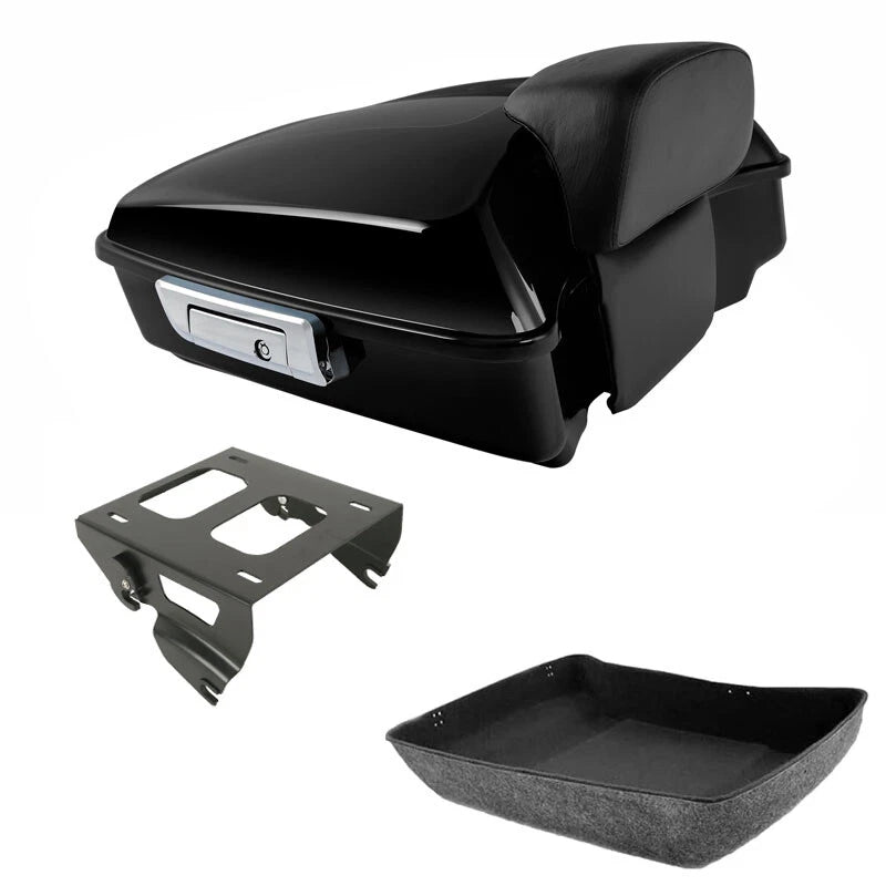 Chopped Trunk Backrest Pad for Harley Street Glide (2014–2026)